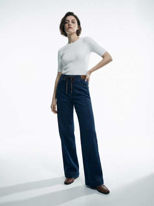 Wide Leg Fleece Trouser