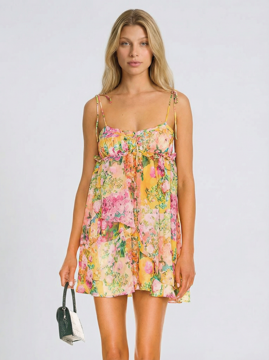 Elegant Floral Midi Dress