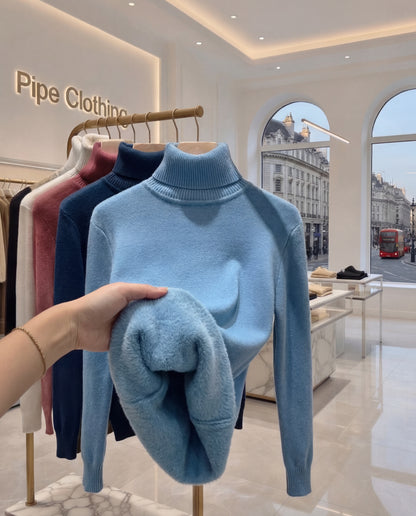 Fleece Turtleneck Jumper