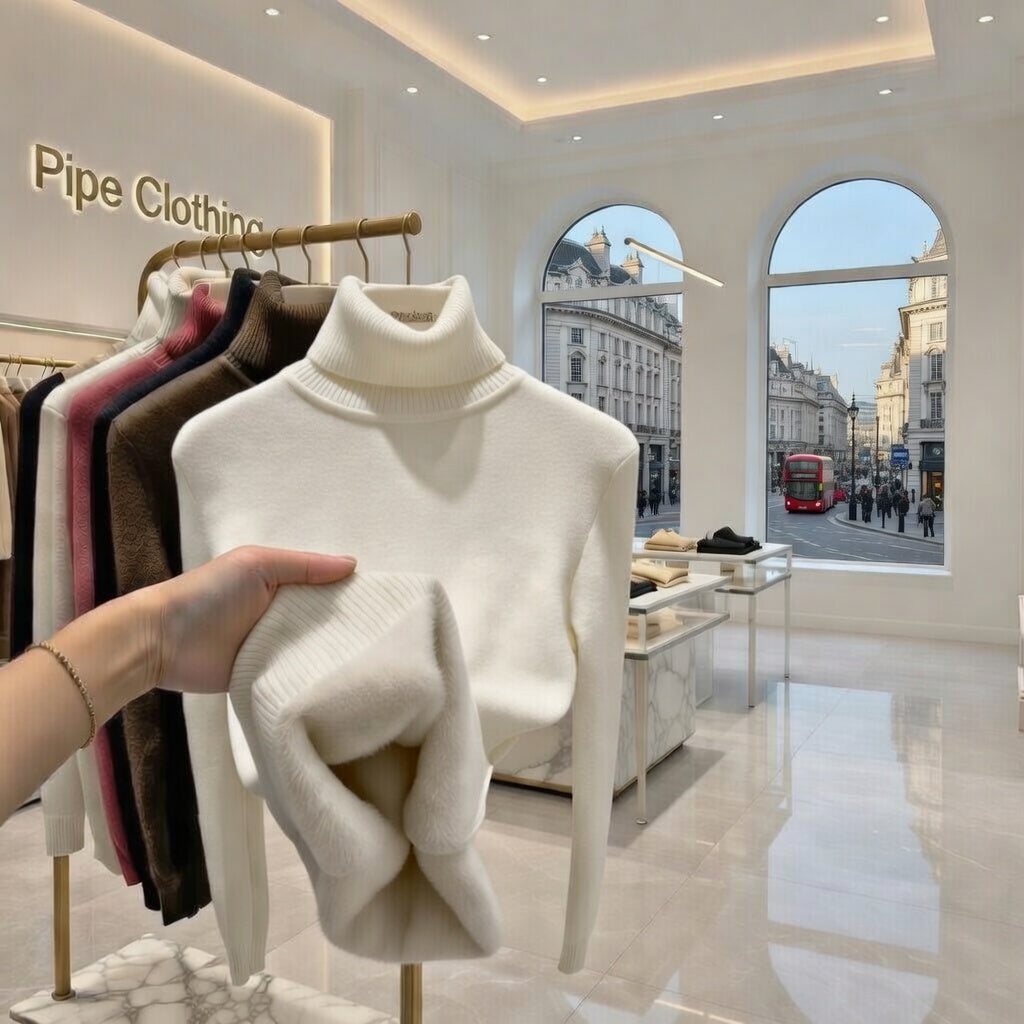 Fleece Turtleneck Jumper