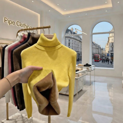 Fleece Turtleneck Jumper